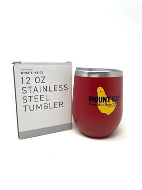 Mount Gay 12oz Stainless Steel Tumbler